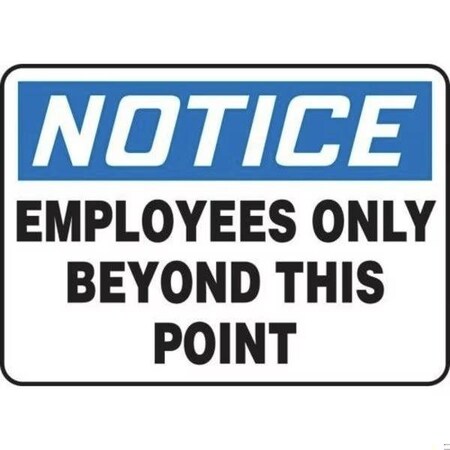 Accuform OSHA NOTICE SAFETY SIGN EMPLOYEES MADM884XV MADM884XV